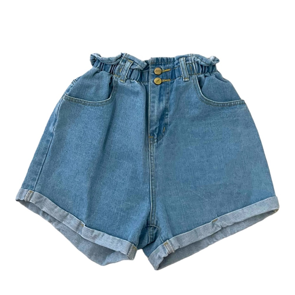 Plaid & Plain Womens Shorts Size Small Blue in Color